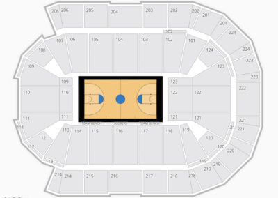 Spokane Arena Seating Charts Basketball