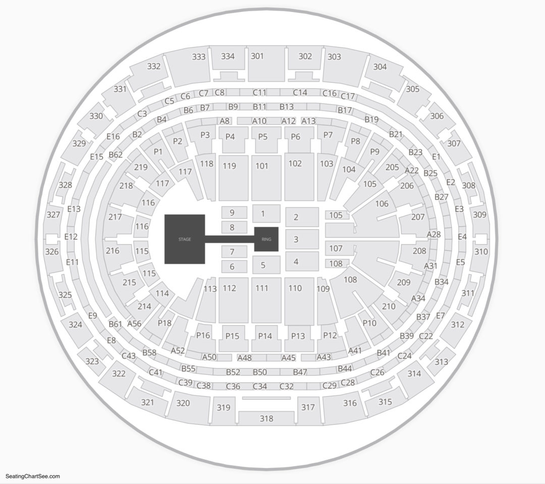 Staples Center Seating Chart