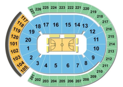 T-Mobile Arena Seating Chart Basketball