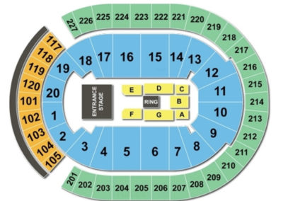 T-Mobile Arena Seating Chart Wwe