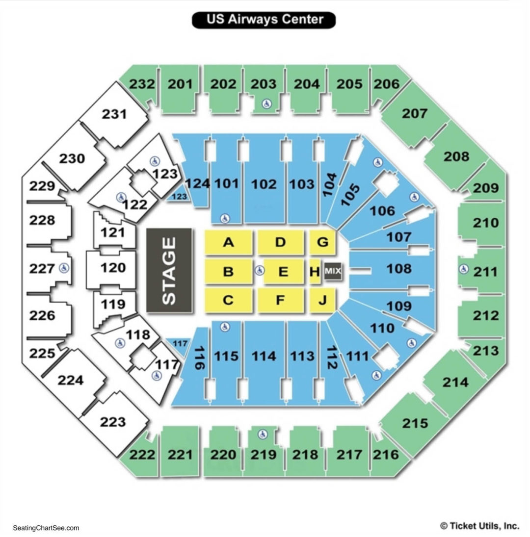 Talking Stick Resort Arena Seating Chart | Seating Charts & Tickets