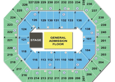 Target Center Concert GA Floor Seating Chart