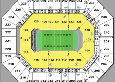 Target Center Football Seating Chart