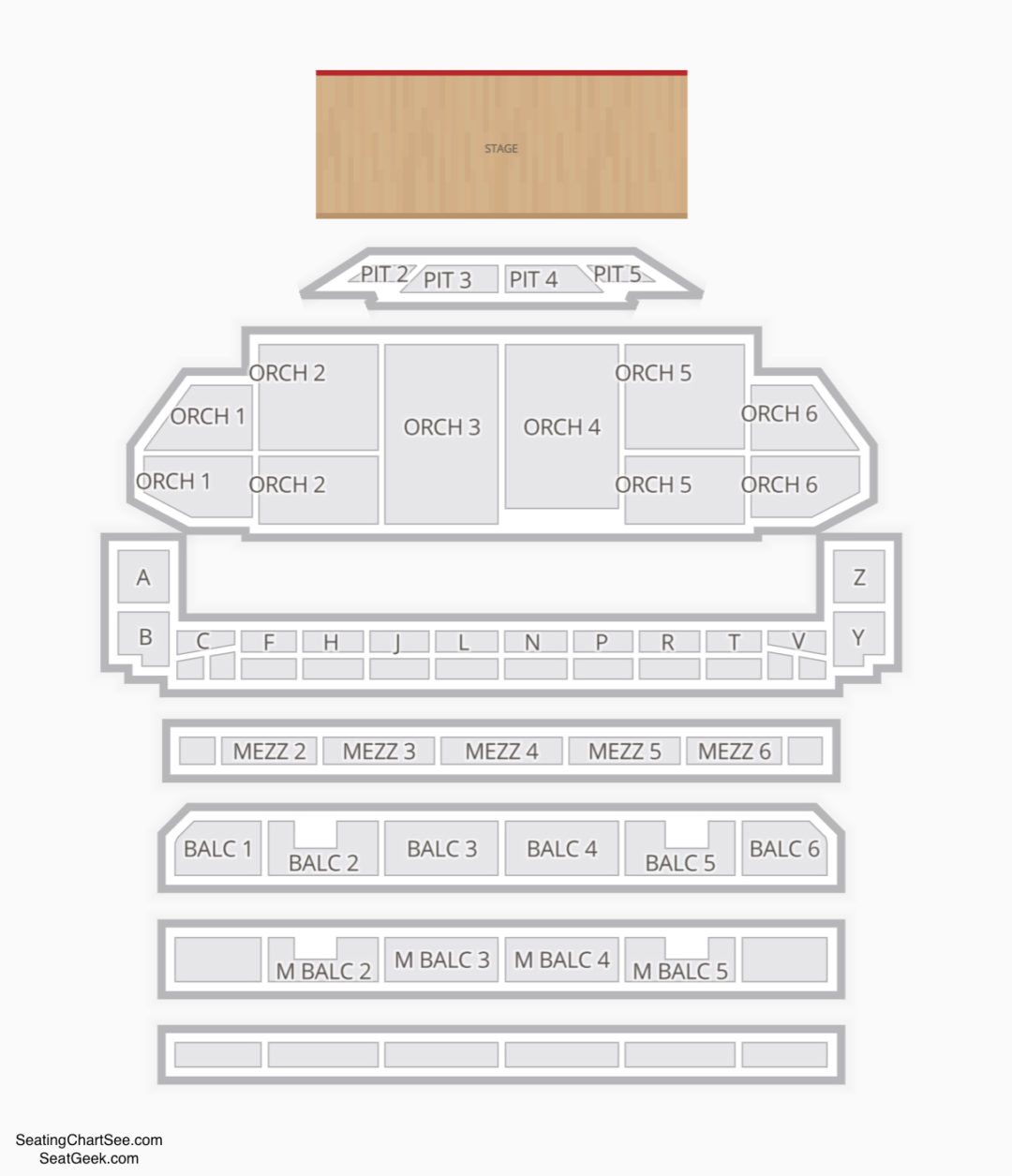 The Fabulous Fox Theatre St Louis Seating Chart | Seating Charts & Tickets