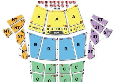 The Greek Theatre Seating Chart Los Angeles