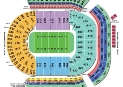 Tiger Stadium Baton Rouge Seating Chart Football