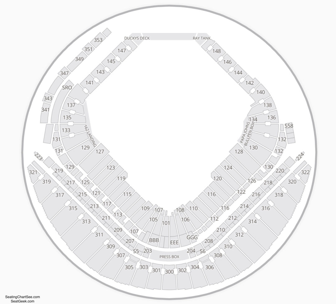 Tropicana Field Seating Chart Seating Charts And Tickets