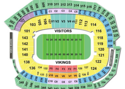 US Bank Stadium Seating Chart Football