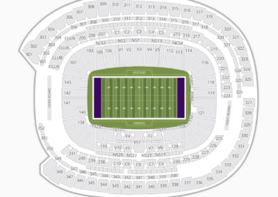 US Bank Stadium Seating Chart NFL
