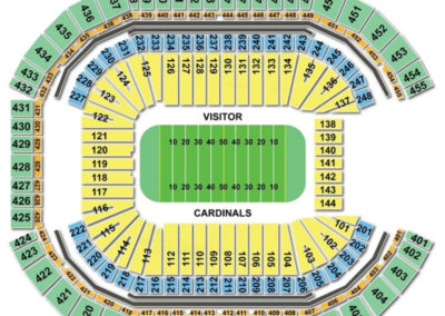 University of Phoenix Stadium NFL Seating Chart