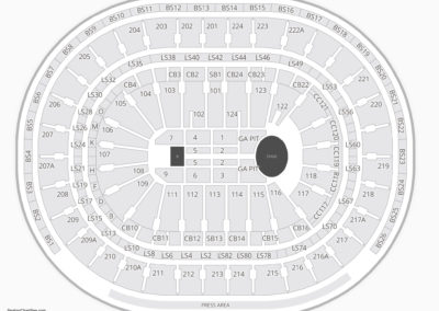 Wells Fargo Center Concert Seating Chart