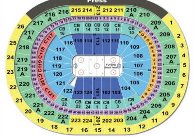 Wells Fargo Center Hockey Seating Chart