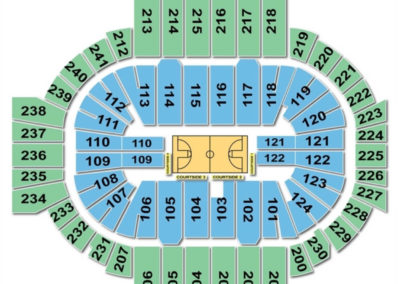 XL Center Seating Chart Basketball