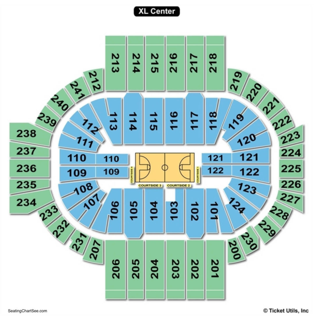 XL Center Seating Chart Basketball. 