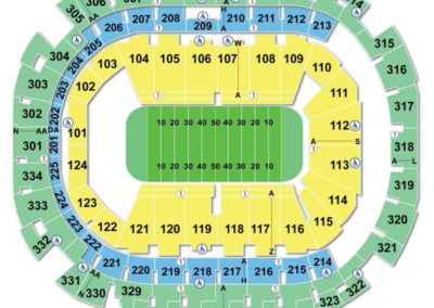 American Airlines Center Football Seating Chart
