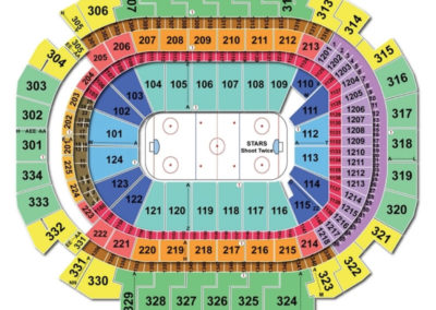 American Airlines Center Hockey Seating Chart