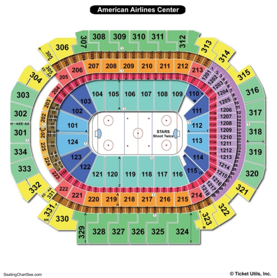 American Airlines Center Concert Seating Chart 