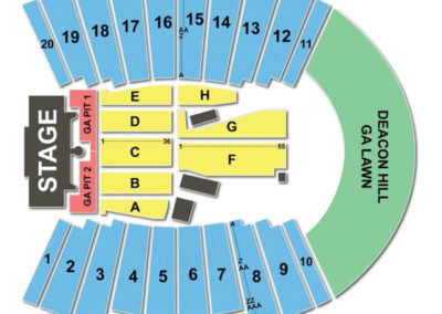 BB&T Field Concert Seating Chart (Winston-Salem)
