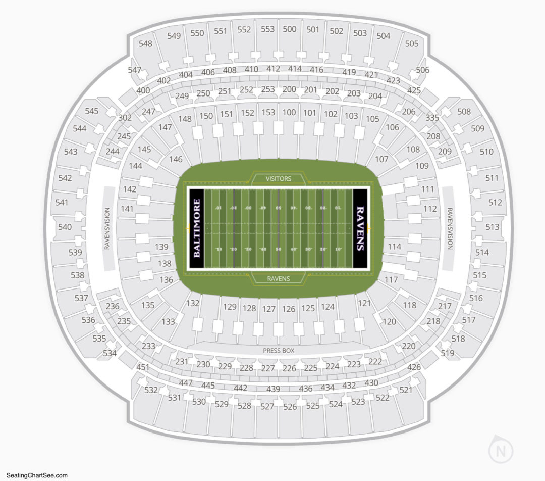 U2 Us Bank Stadium Seating Chart - M T Bank Stadium Seating Chart Seati...