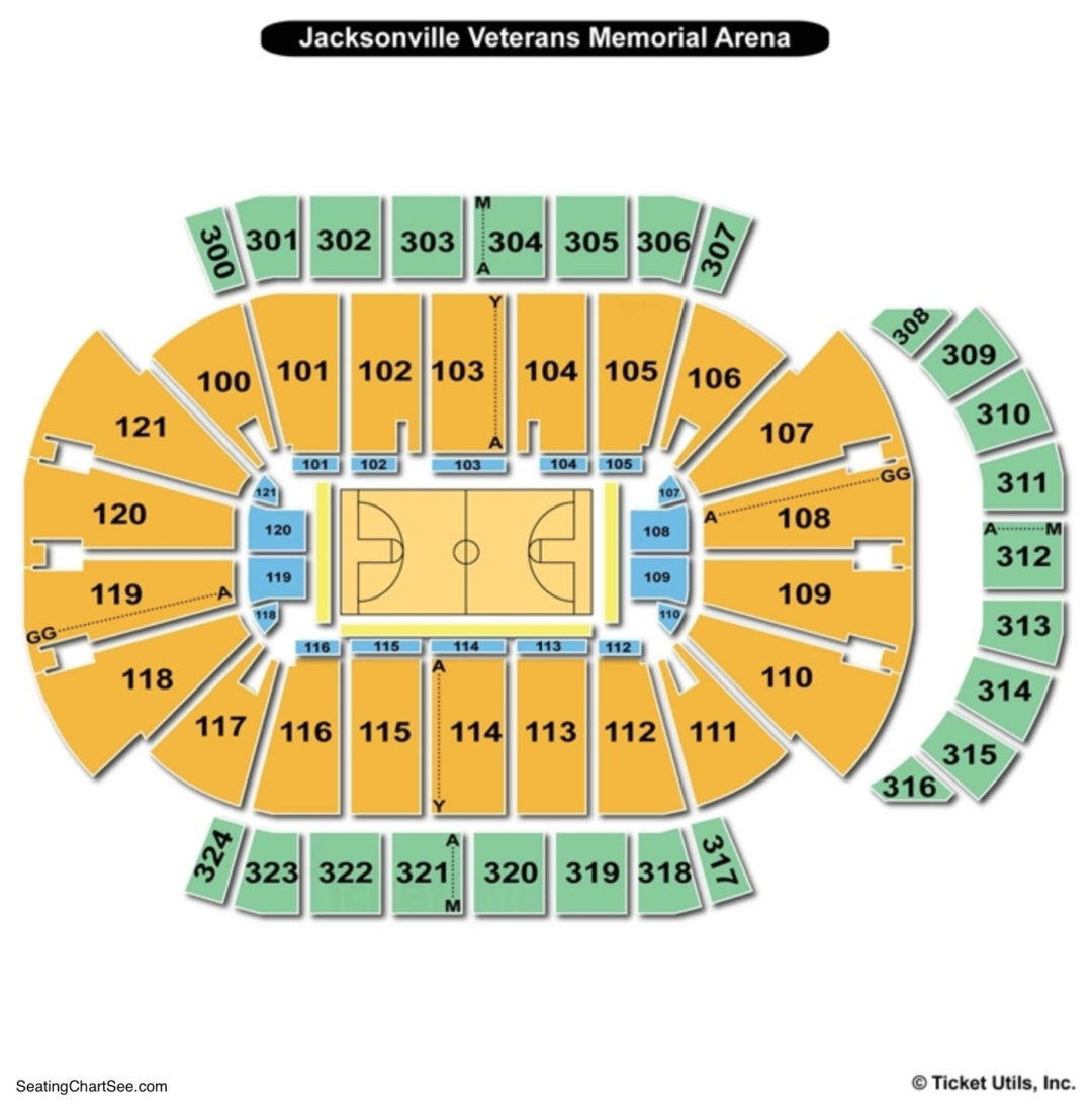 Joel Veterans Memorial Coliseum Seating Chart