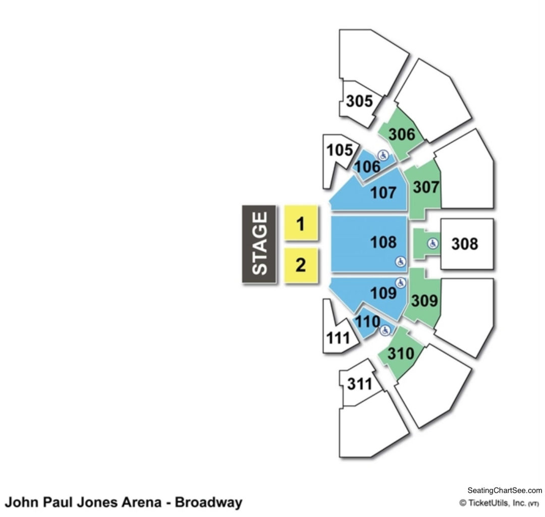 John Paul Jones Arena Seating Chart Seating Charts & Tickets