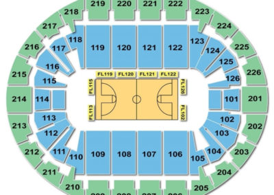 SNHU Arena Basketball Seating Chart