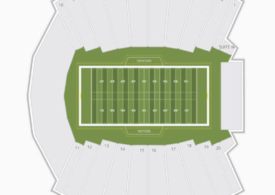 Wake Forest Demon Deacons Football Seating Chart