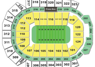 Wells Fargo Arena Des Moines Seating Chart Football