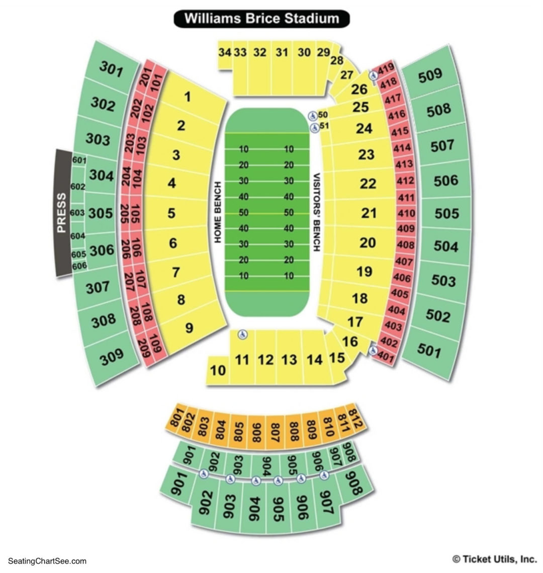 Williams Brice Stadium Seating Chart