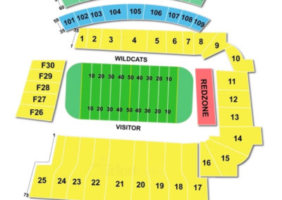 Arizona Stadium Seating Chart Football