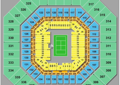 Arthur Ashe Stadium at the Billie Jean King Tennis Center Seating Chart