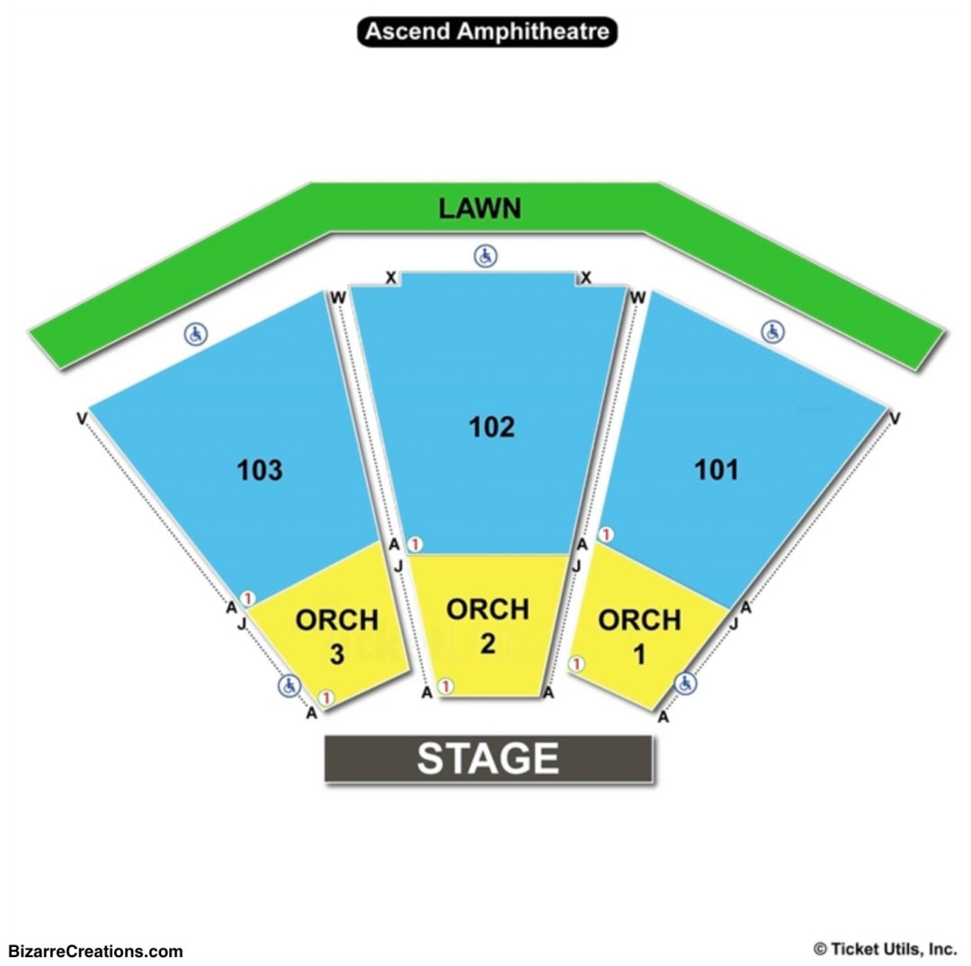 Ascend Amphitheater Seating Chart Charts Tickets