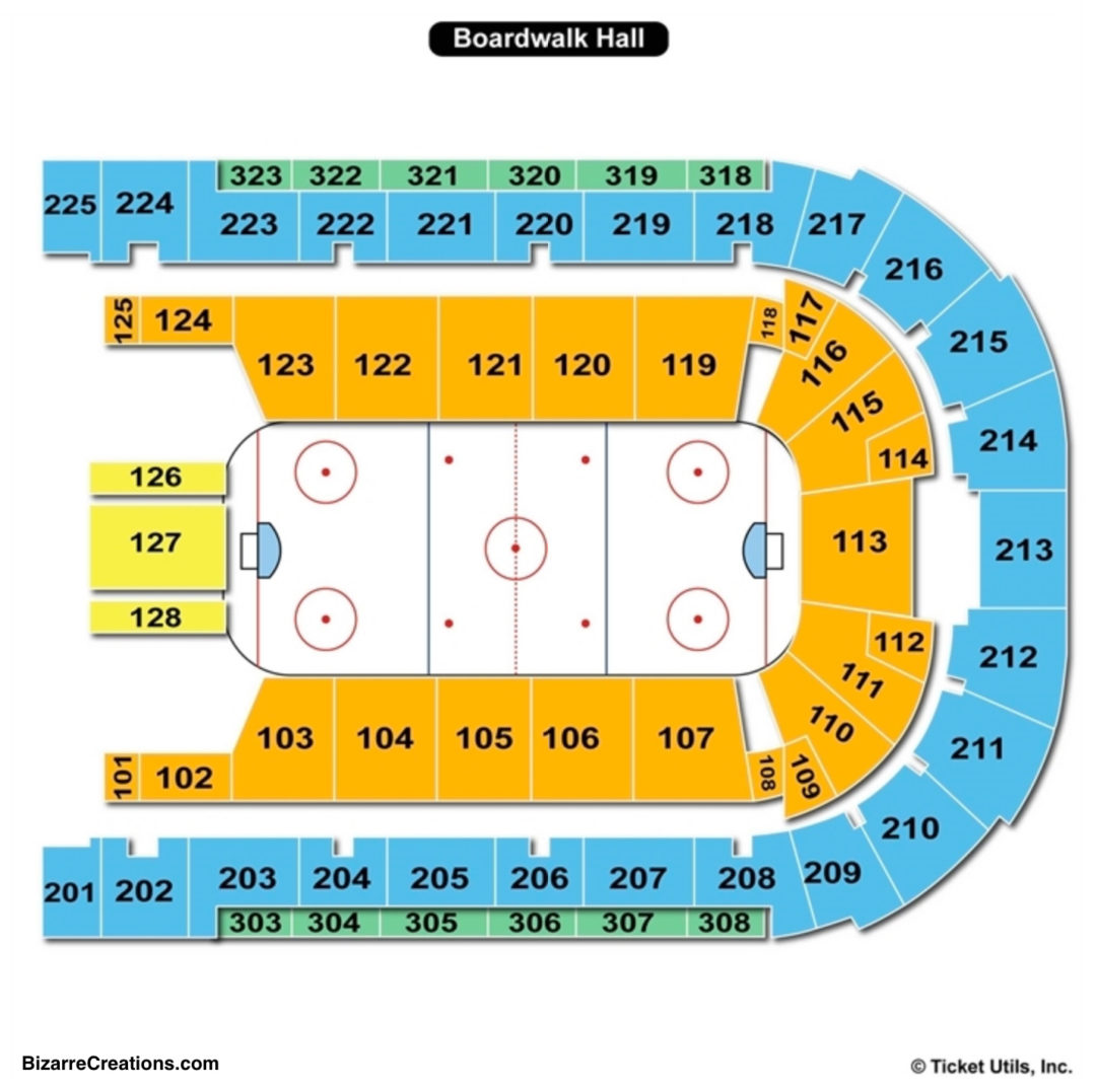 Boardwalk Hall Seating Chart | Seating Charts & Tickets