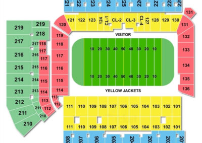 Bobby Dodd Stadium Seating Chart Football