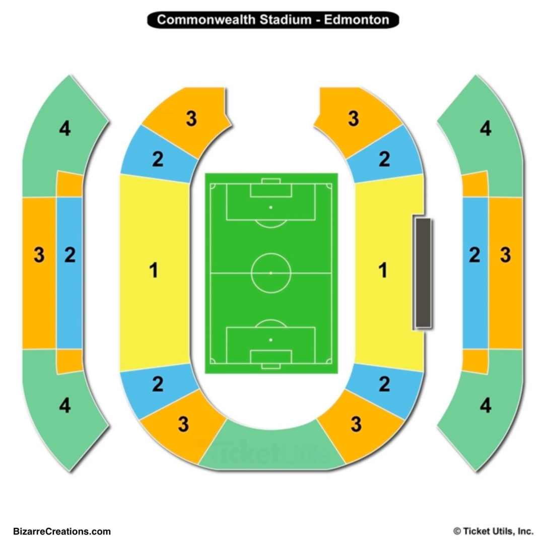 Commonwealth Stadium Edmonton Seating