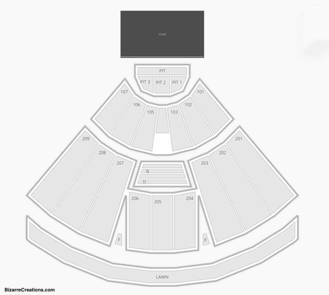 Concord Pavilion Seating Chart