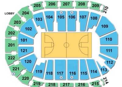 Ford Center Seating Chart Basketball