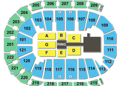 Ford Center Seating Chart WWE