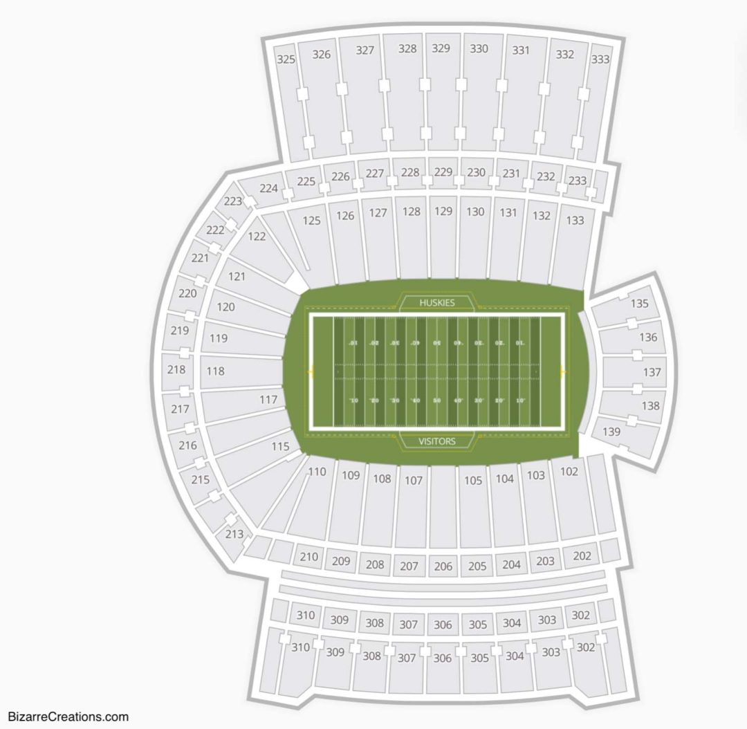 Husky Stadium Seating Chart Seating Charts And Tickets