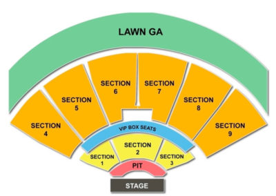 KeyBank Pavilion Seating Chart Concert 2
