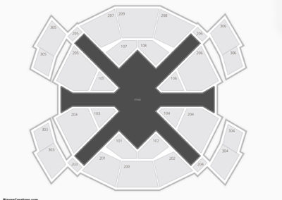 Love Theatre at The Mirage Seating Chart Cirque Du Soleil