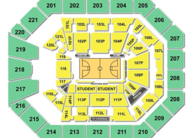 Matthew Knight Arena Seating Chart Basketball