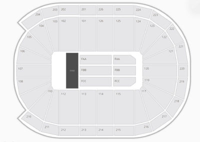 Maverik Center Seating Chart Concert