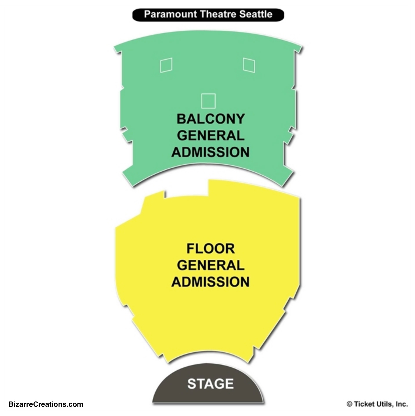 Paramount Theatre Seating Chart Seattle