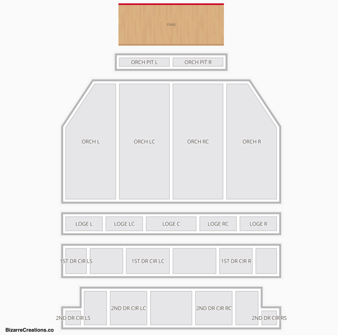 Providence Performing Arts Center Seating Chart Charts Tickets