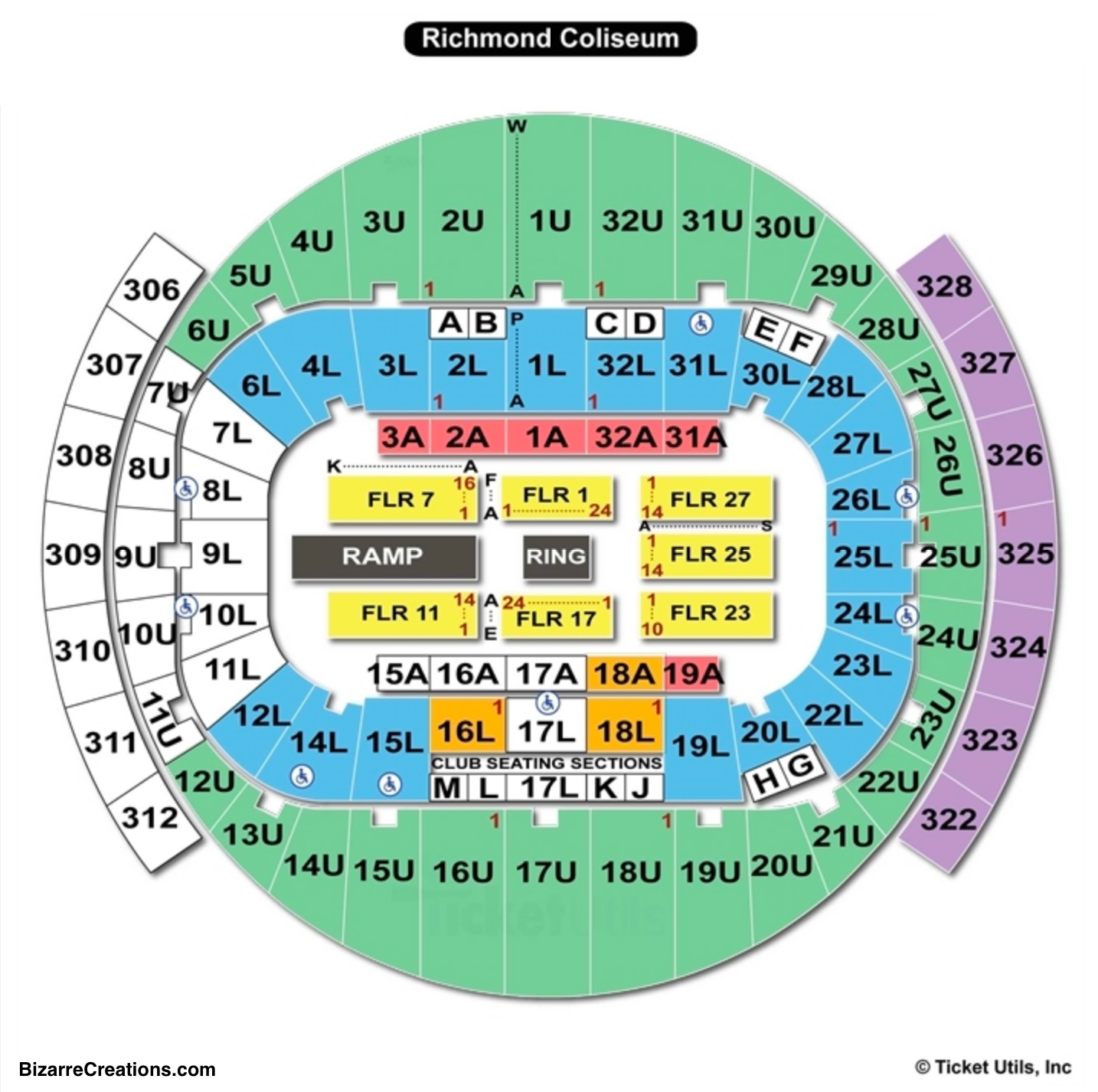 List 103+ Images lee and rose warner coliseum seating chart Excellent