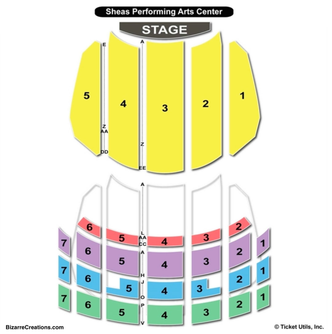 At T Performing Arts Center Seating Chart