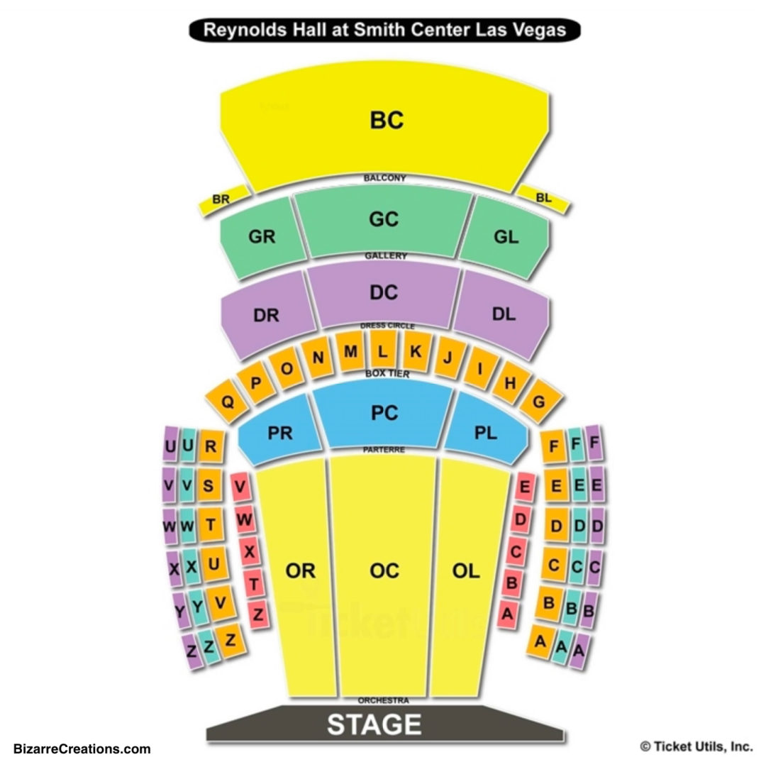 The Smith Center Seating Chart Charts Tickets