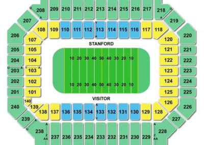 Stanford Stadium Seating Chart Football