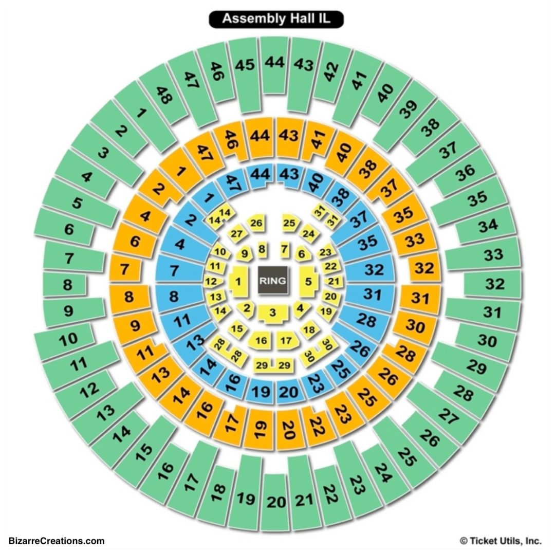 State Farm Center WWE Seating Chart.